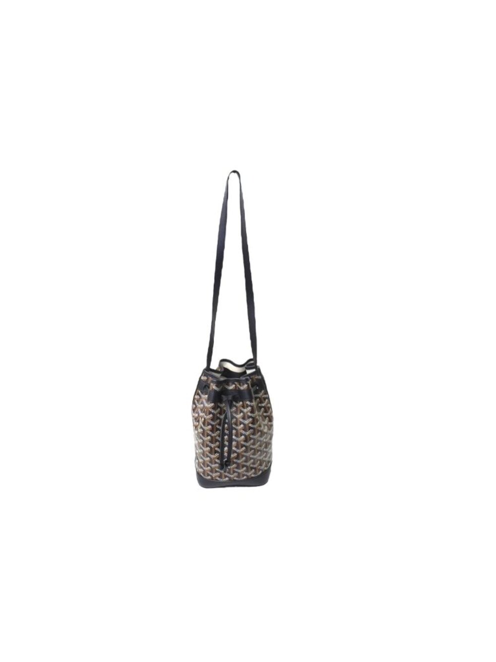 Goyard Petit Flot Bucket Bag Black Calfskin